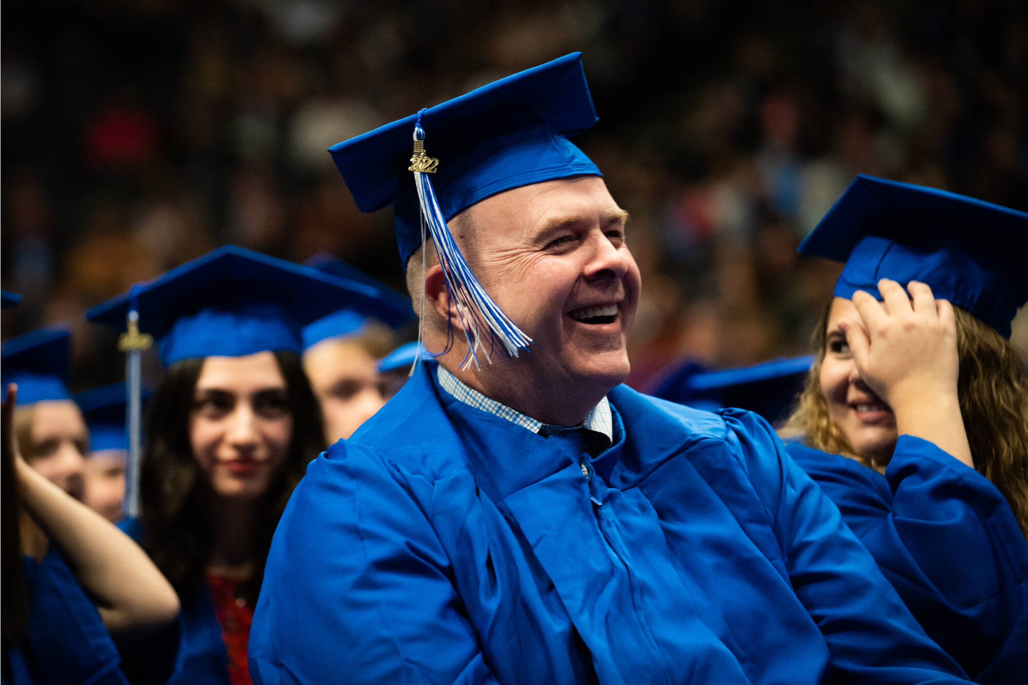 Adult student at Commencement